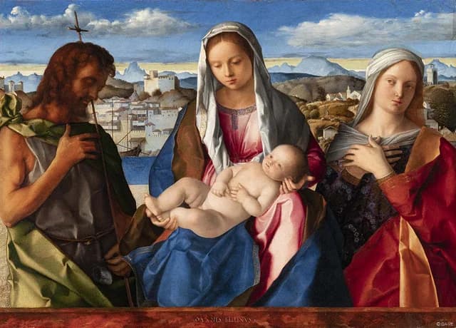 Madonna and Child between Saint John the Baptist and a Saint