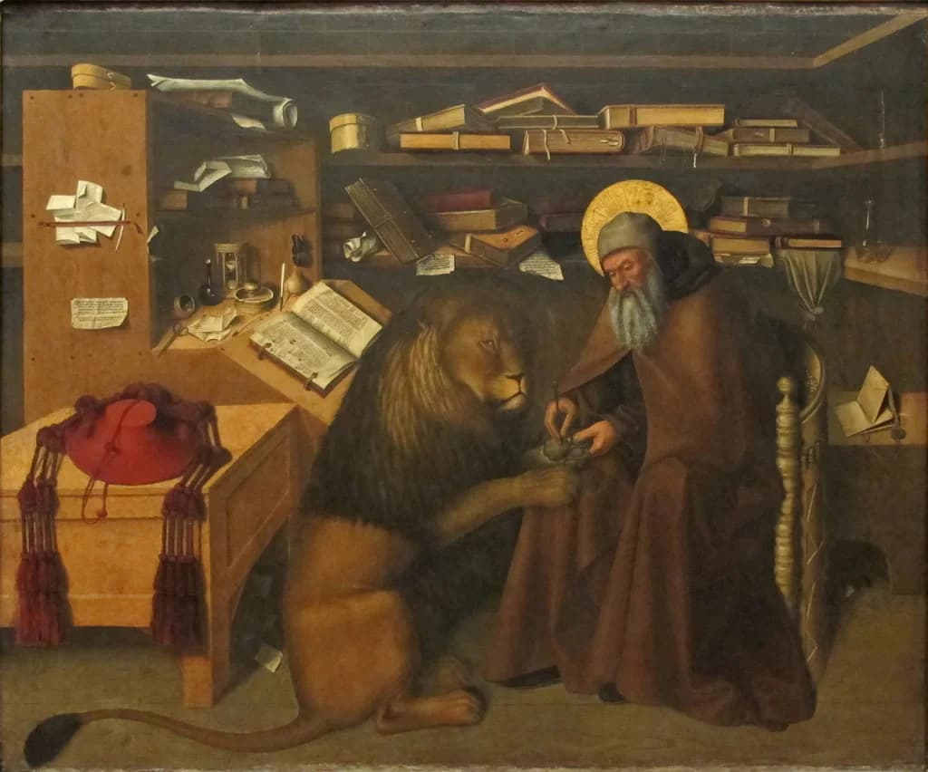 Saint Jerome in His Study