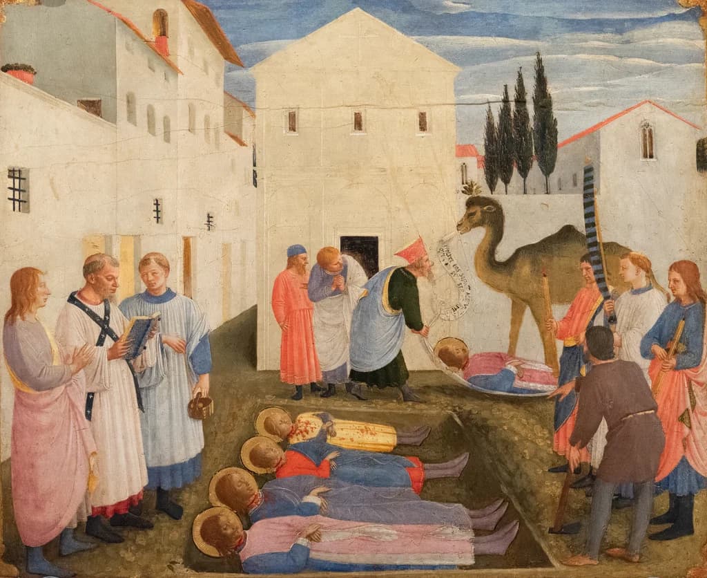 Sepulchring of Saint Cosmas and Saint Damian
