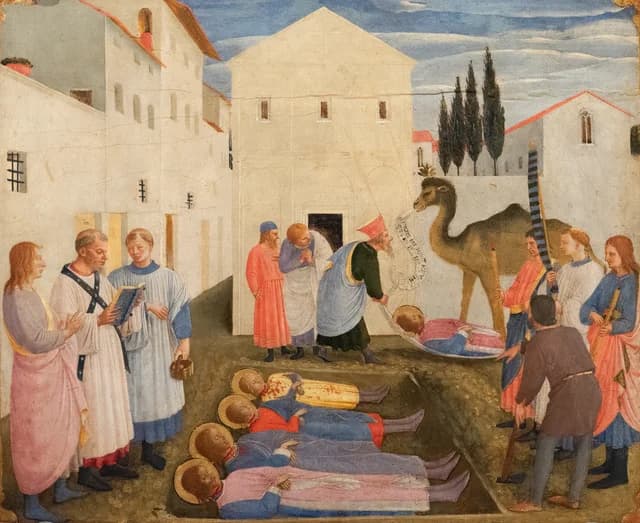 Sepulchring of Saint Cosmas and Saint Damian