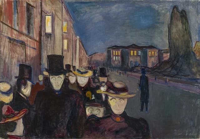 Evening on Karl Johan