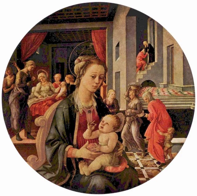 Virgin with the Child and Scenes from the Life of St Anne