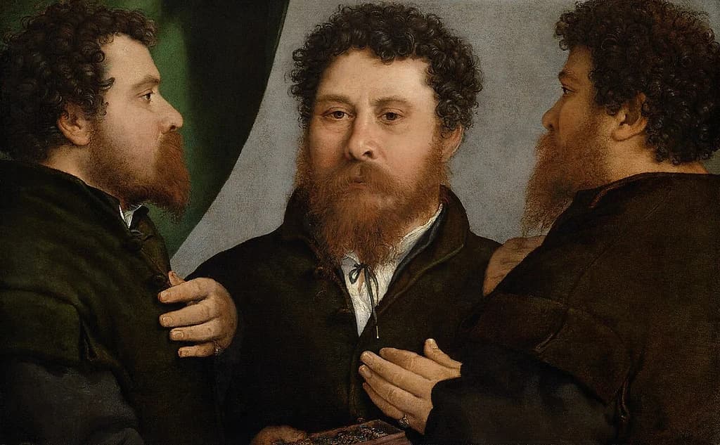 Triple Portrait of a Goldsmith (Bartolomeo Carpan?)