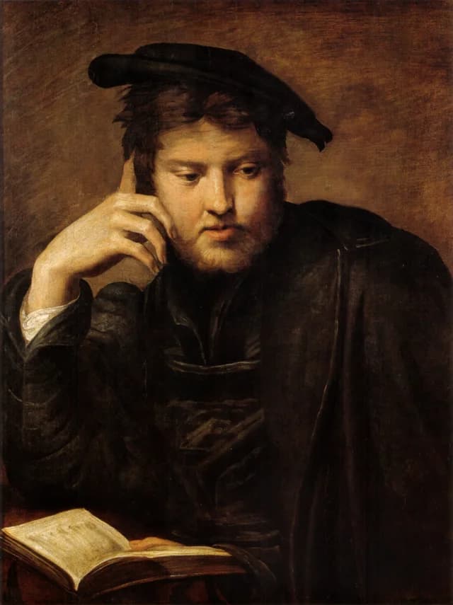Man Holding a Book