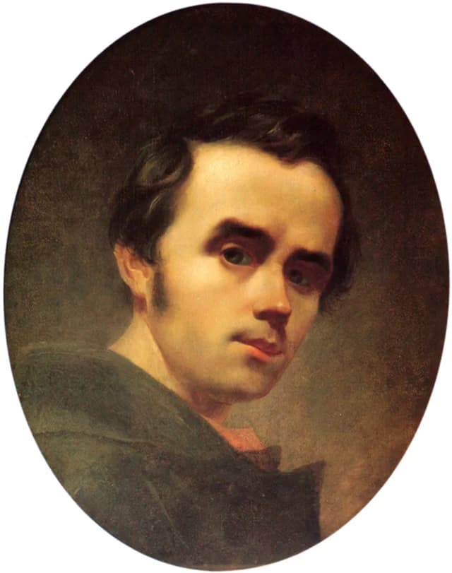 Self-portrait of Shevchenko (winter 1840/1841)