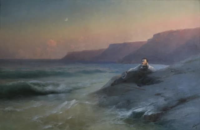 A. S. Pushkin at the Black Sea coast