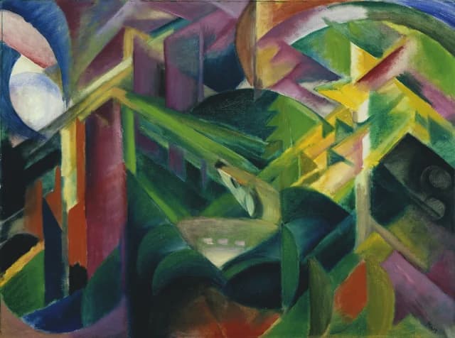 Cervi nel giardino di un monastero