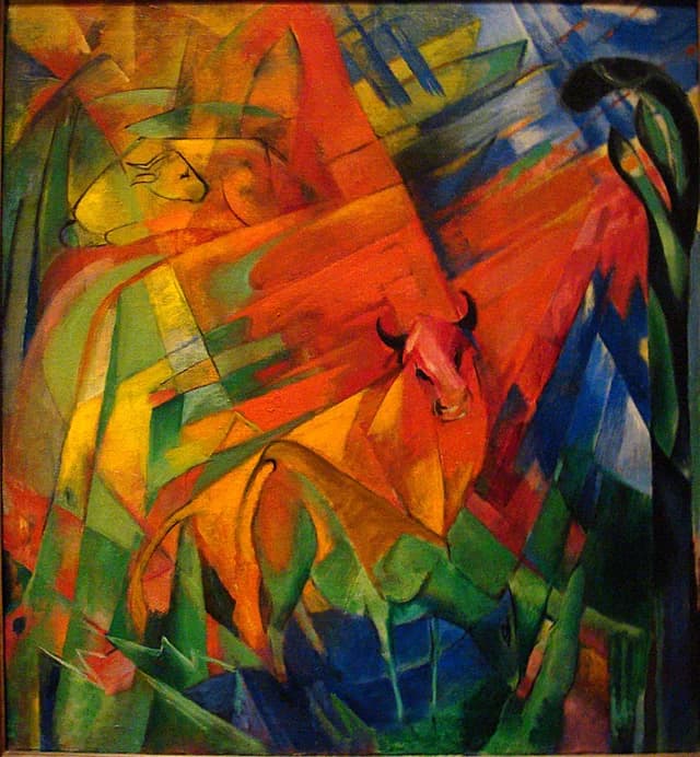 Animali in un paesaggio