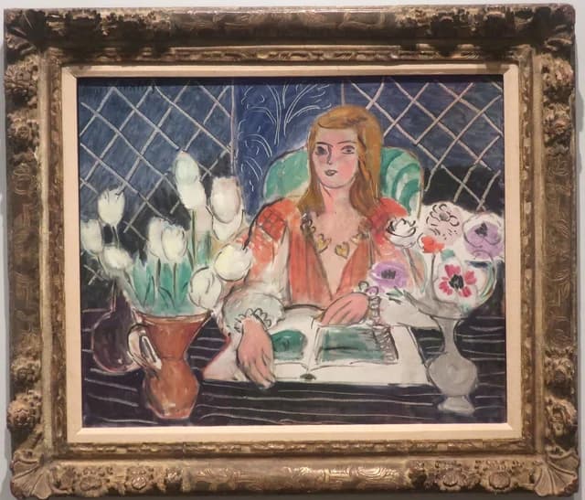 Annelies, White Tulips and Anemones