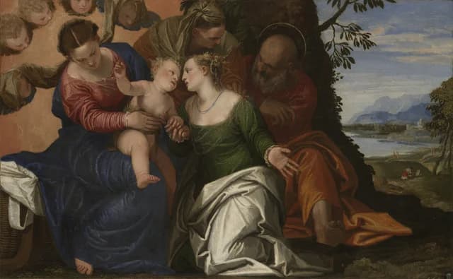 Il matrimonio mistico di santa Caterina d'Alessandria