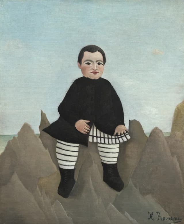 Boy on the Rocks
