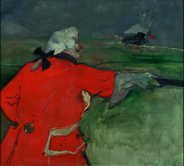 Paul Viaud vestido de almirante do século XVIII