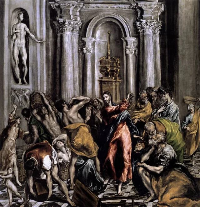 Christ Driving the Money Changers from the Temple