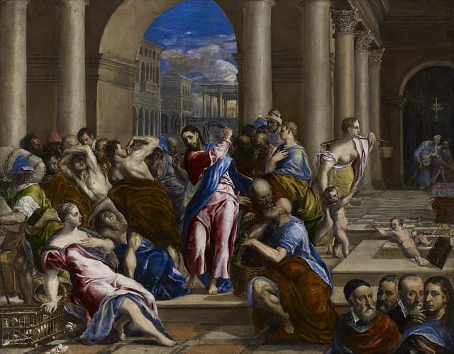 Christ Driving the Money Changers from the Temple (1571)
