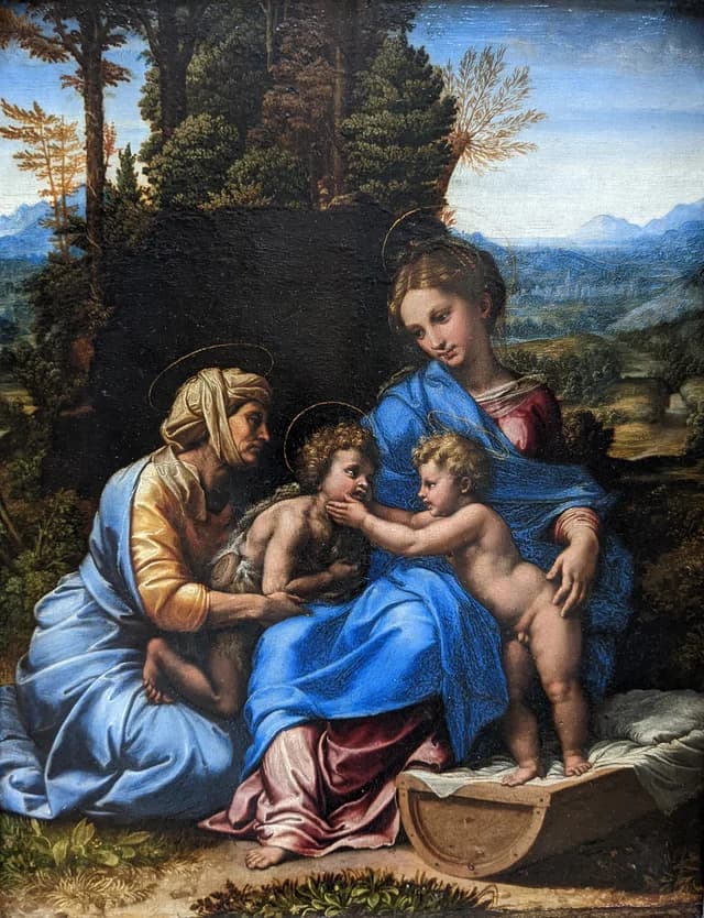 Holy Family with Saint Elizabeth and the infant St. John