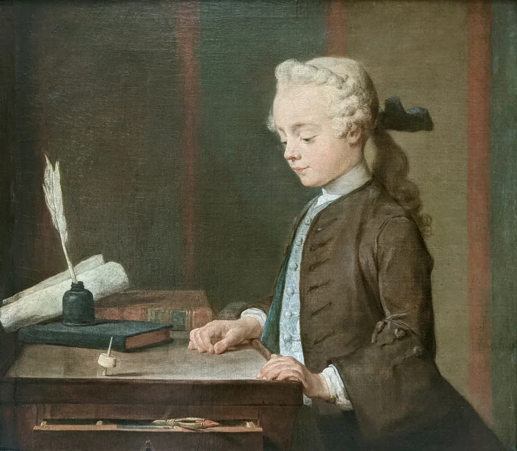 Boy with a Spinning-Top