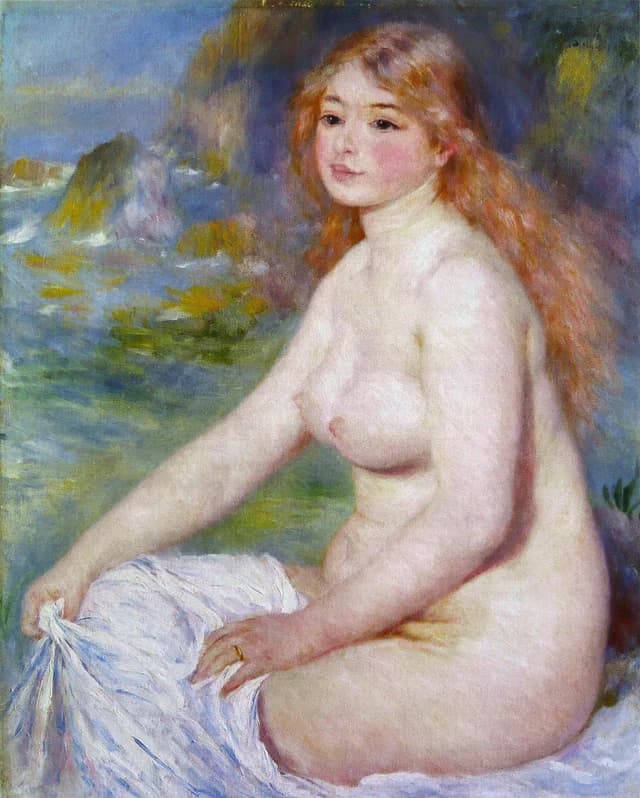 La bagnante bionda