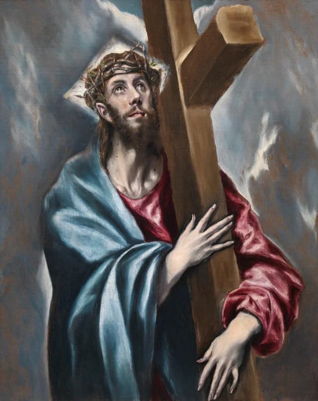 Christ Holding the Cross