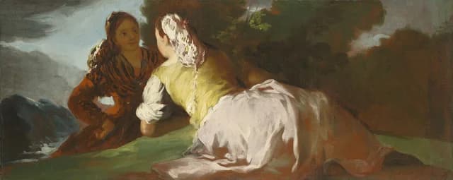 Women chatting
