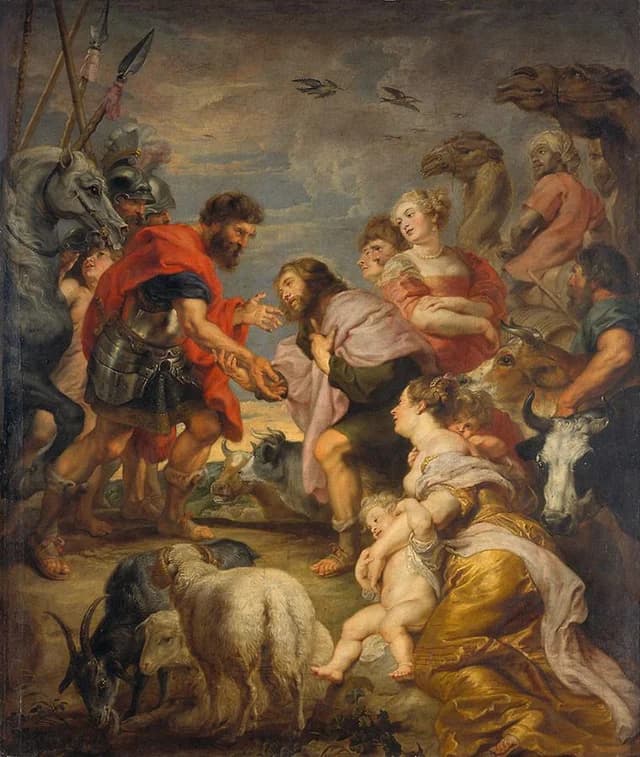 Die Versöhnung von Jakob und Esau
