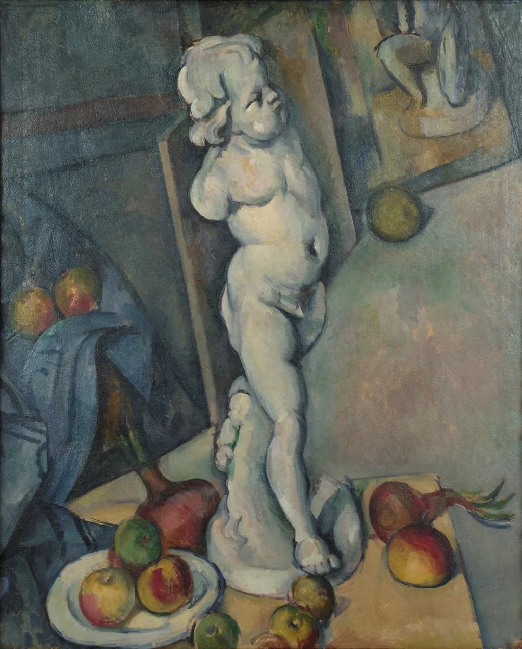 Still life with Cherub in plaster