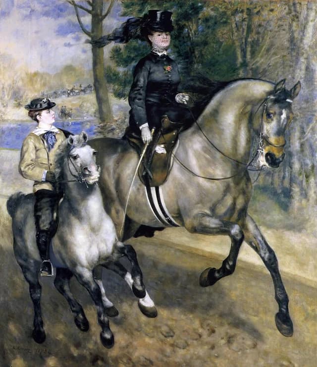 Reiten im Bois de Boulogne
