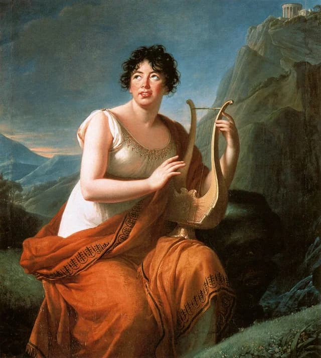 Ritratto di Madame de Staël come Corinna a Capo Miseno
