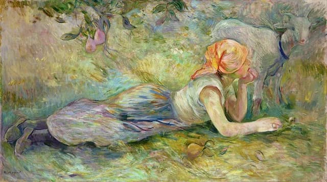 Bergère couchée