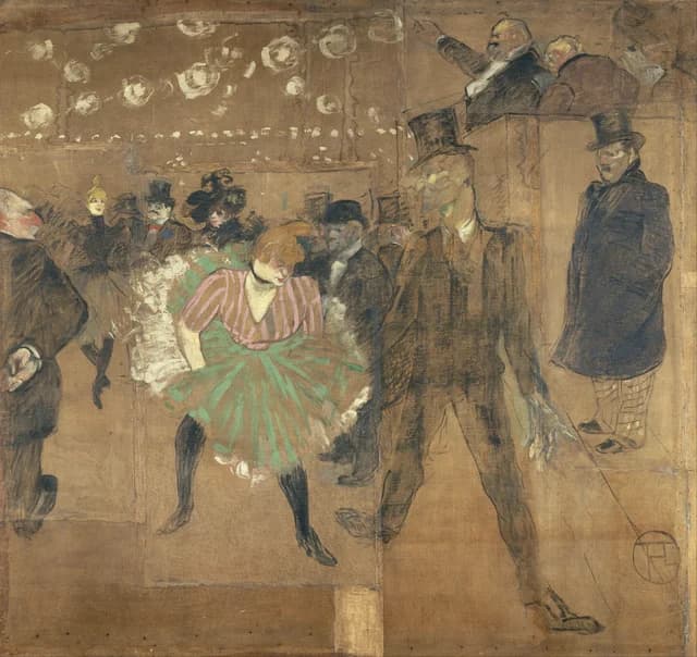 Baile en el Moulin Rouge (La Goulue y Valentin le Désossé)