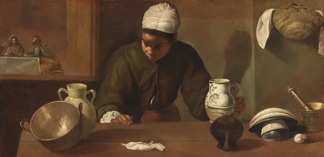 Kitchen Scene with the Supper in Emmaus