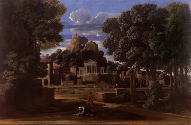Landschaft mit der Asche des Phokion