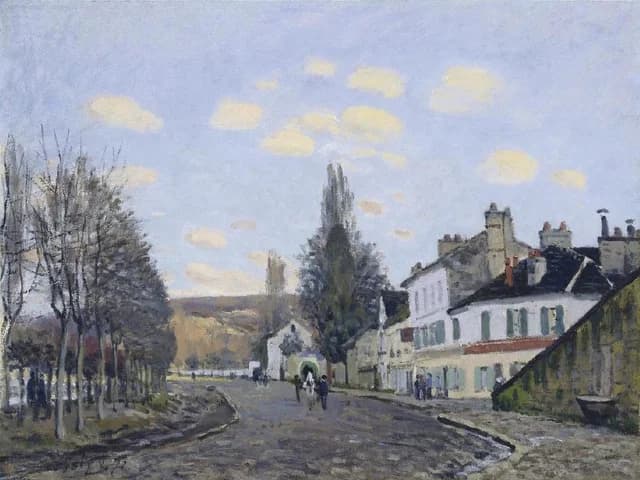 La strada da Saint-Germain a Marly