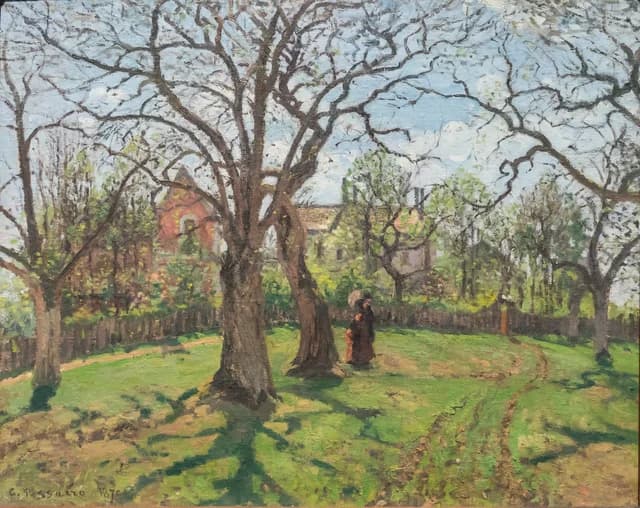 Castagni a Louveciennes, primavera