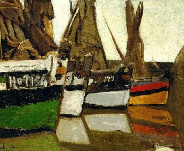 Fischerboote in Honfleur
