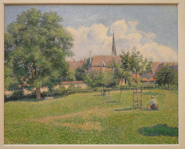 The House of the Deaf Woman and the Belfry at Eragny