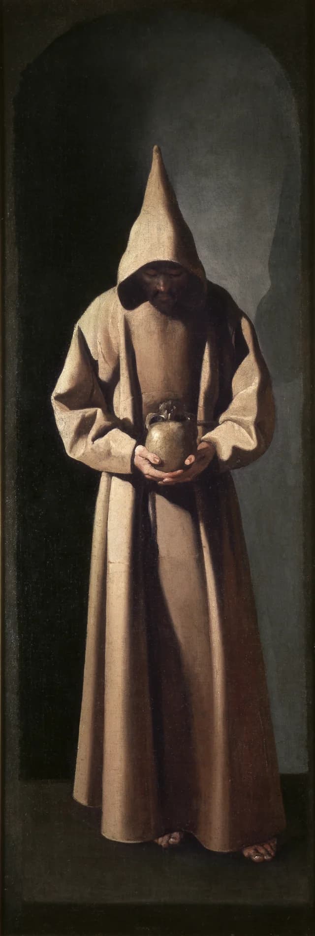 San Francesco in contemplazione di un teschio