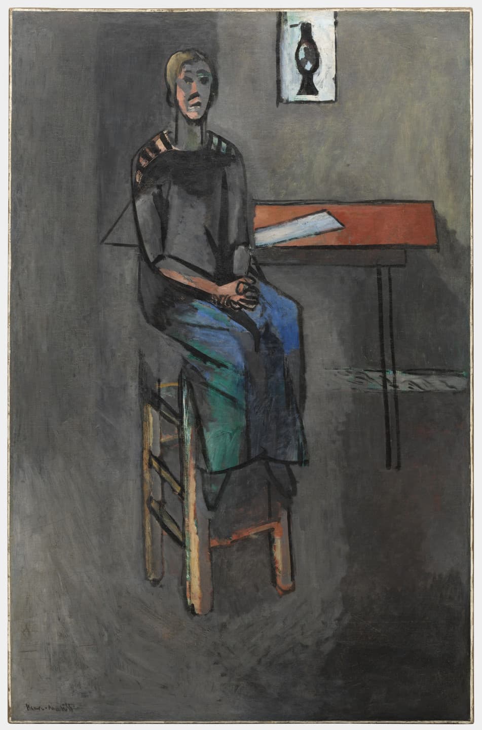 Woman on a High Stool