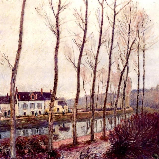 The Canal du Loing in Winter