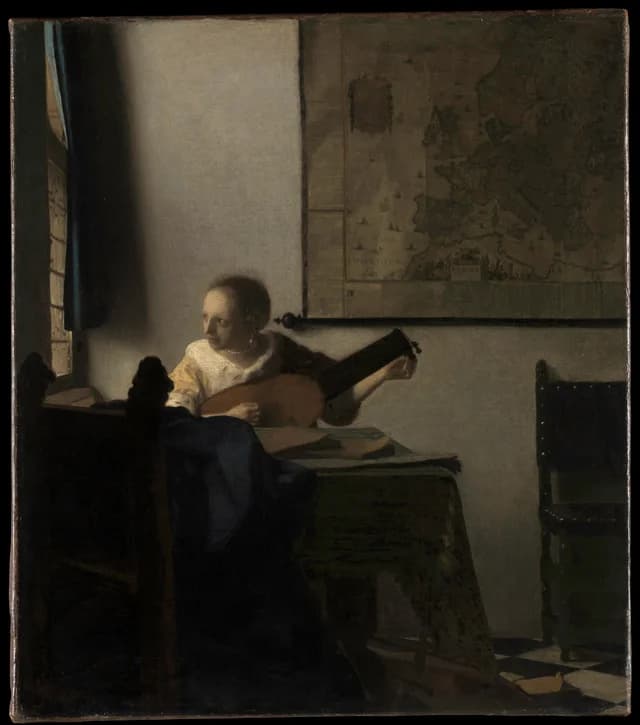 Woman with a Lute