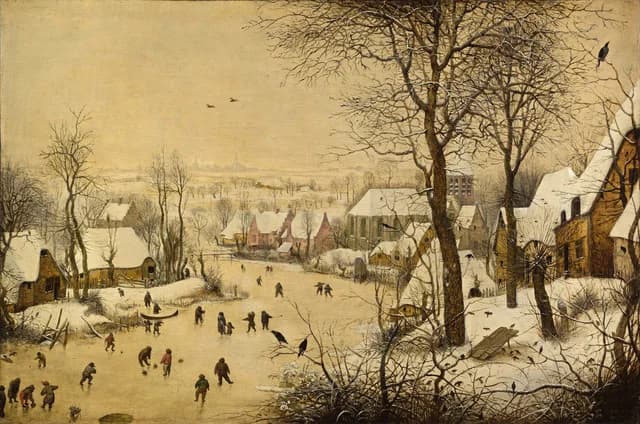 Winter Landscape with a Bird Trap