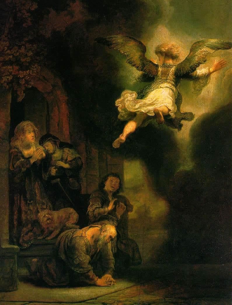 The Archangel Leaves Tobias and his Family