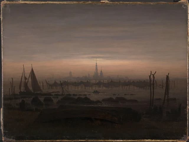 Greifswald in moonlight
