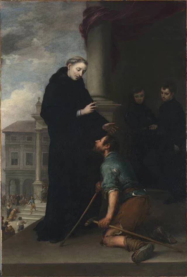 Thomas of Villanova heals the sick