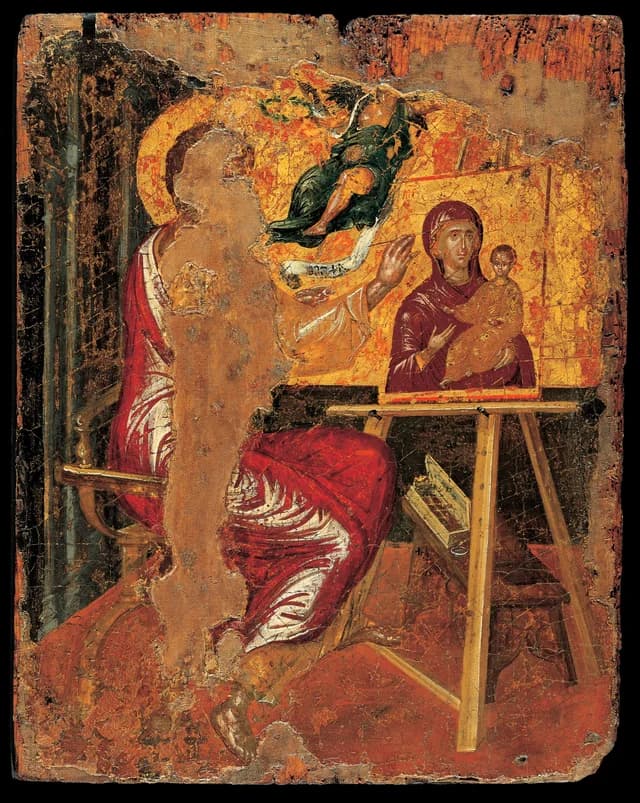 St Luke painting the Virgin