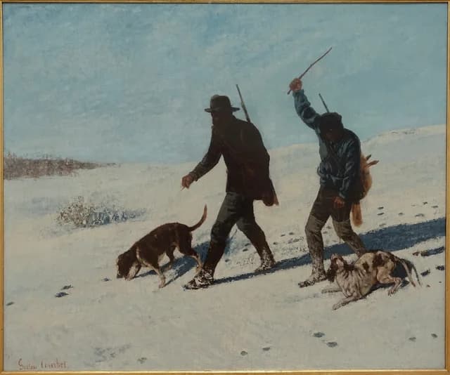 Poachers in the snow