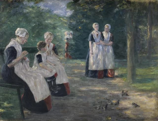 The Garden of the Amsterdam Orphanage