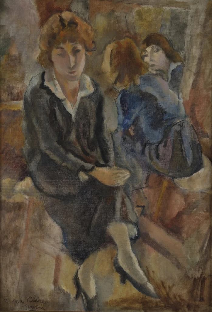 Porträt von Hermine David im Atelier