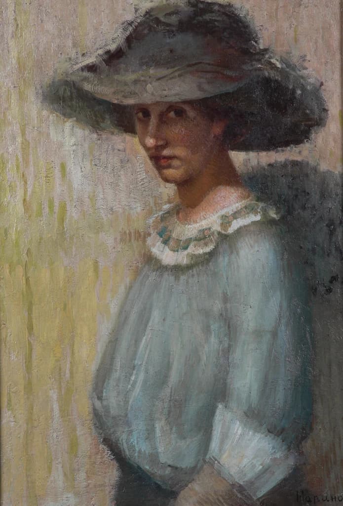 Portrait of the woman artist Frederica
