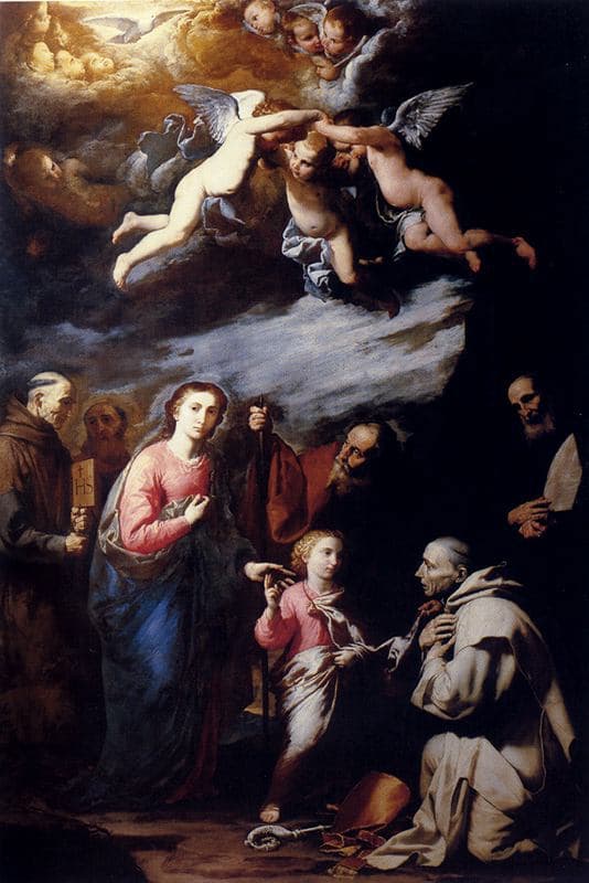 The Earthly Trinity with Saints and God the Father