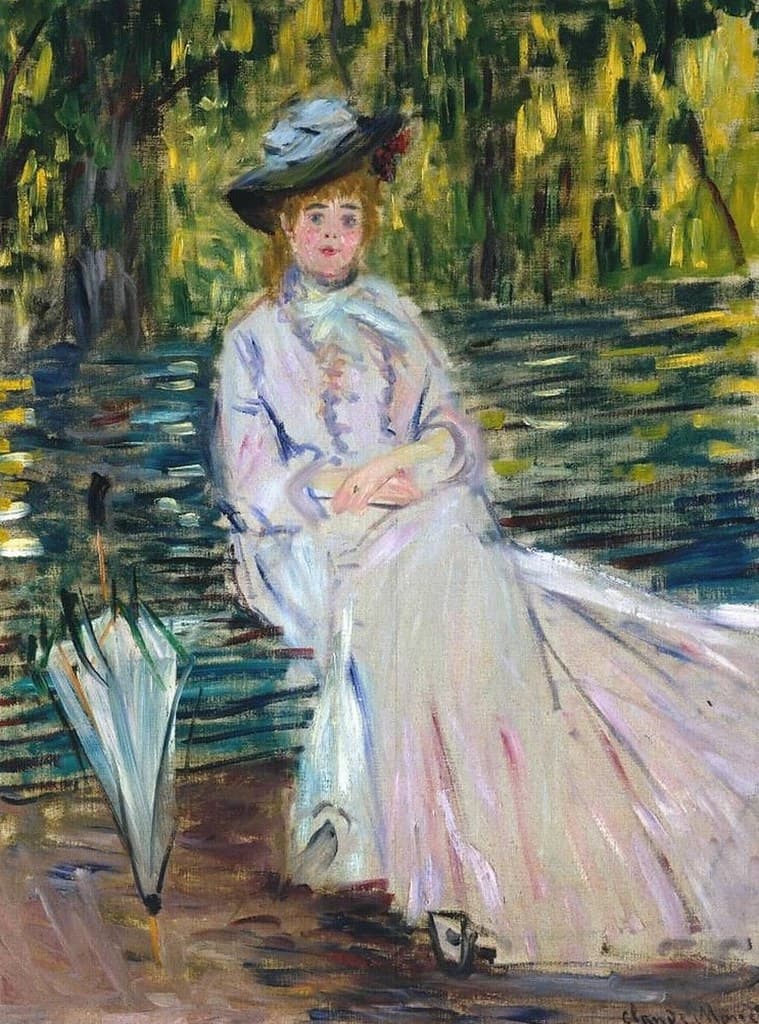 Woman Seated on a Bench